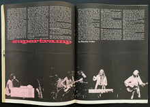 Load image into Gallery viewer, 1977 Cheap Thrills Issue Rock Music Magazine Legendary Canadian Supertramp Cover