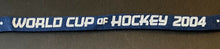 Load image into Gallery viewer, 2004 ACC World Cup of Hockey Finals Ticket + Lanyard Canada Beats Finland Vtg