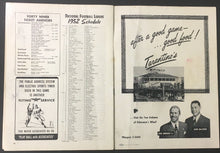 Load image into Gallery viewer, 1952 Kezar Stadium NFL Football Program San Francisco 49ers vs Chicago Cardinals