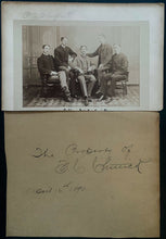 Load image into Gallery viewer, 1896 Ottawa Hockey Club Cabinet Photo Fred Chittick Signed + HOFers Pictured