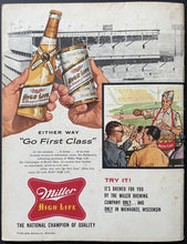 Load image into Gallery viewer, 1957 World Series MLB Baseball Program Milwaukee County Stadium Braves Yankees
