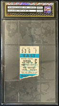 Load image into Gallery viewer, 1964 Vintage Beatles Concert Ticket Stub Maple Leaf Gardens Authenticated