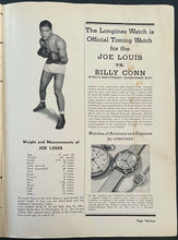Load image into Gallery viewer, 1941 Polo Grounds Joe Louis v Billy Conn Heavyweight Title Fight Boxing Program