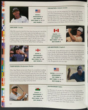 Load image into Gallery viewer, 2002 Vintage PGA Golf Masters Program Tiger Woods Repeat Augusta National