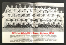 Load image into Gallery viewer, 1975 Philadelphia Phillies The Whiz Kid Silver Anniversary Vintage MLB Program