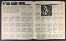 Load image into Gallery viewer, 1971 CFL Football Picture Album 9 Teams Eskimos Argos Tiger Cats Alouettes ++