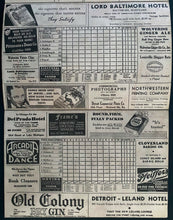 Load image into Gallery viewer, 1934 program Briggs Stadium Philadelphia Athletics v Detroit Tigers MLB Baseball