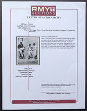 Load image into Gallery viewer, 1961 New York Yankees Press Photo Roger Maris Hits A Home MLB Baseball Game