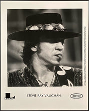 Load image into Gallery viewer, 1985 Epic Records Stevie Ray Vaughn Live Montreux Publicity Photo Double Trouble