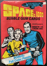 Load image into Gallery viewer, 1976 Donruss Space 1999 Wax Pack Pictured Gum x3 Packs Non Sports Cards