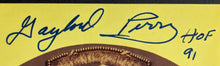 Load image into Gallery viewer, Gaylord Perry Signed Hall Of Fame Plaque Autographed Postcard Giants HOF MLB JSA