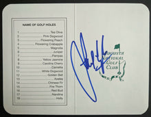 Load image into Gallery viewer, 1988 Masters Golf Champion Sandy Lyle Autographed Signed Scorecard 1998 Issued