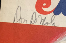 Load image into Gallery viewer, 1974 Montreal Expos Jarry Park Autographed Signed Program MLB Baseball Vintage