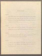 Load image into Gallery viewer, 1991 Canada Cup Team Sweden Original Lineup Card Signed Sweden's Coach Lundmark