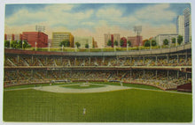 Load image into Gallery viewer, 1940s Vintage Polo Grounds Baseball Stadium Postcard New York City Unposted