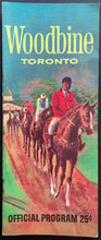 Load image into Gallery viewer, 5 Different 1962 Thoroughbred Horse Racing Program Woodbine Racetrack Toronto