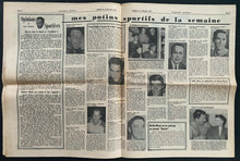 Load image into Gallery viewer, 1957 Issue Parlons Sports Montreal Sports Newspaper Publication Hockey Content