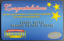 Load image into Gallery viewer, Johnny Unitas Signed Custom Long Sleeve Baltimore Colts Jersey Autograph JSA LOA
