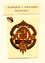 Load image into Gallery viewer, Early 1900s Sheet Insurance Company Shields/Crests/Coats of Arms Vintage