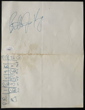 Load image into Gallery viewer, Billie Jean King HOF Tennis Player Signed Autographed Cut Sheet Vintage JSA