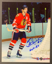 Load image into Gallery viewer, Stan Mikita Autographed Chicago Blackhawks NHL Hockey Photo Signed Inscribed JSA