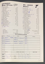 Load image into Gallery viewer, 1968 Detroit Olympia Program + Ticket Red Wings Gordie Howe 699th Goal Milestone