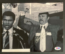 Load image into Gallery viewer, Chuck Wepner Championship Fight Autographed Photo Signed Ali Pictured Boxing PSA
