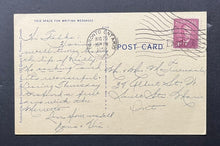 Load image into Gallery viewer, 1940's Maple Leaf Gardens Toronto Maple Leafs NHL Hockey Postcard Postmarked