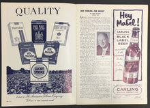 Load image into Gallery viewer, 1958 Boston Garden NHL Hockey Program Bruins vs Chicago Blackhawks Bobby Hull