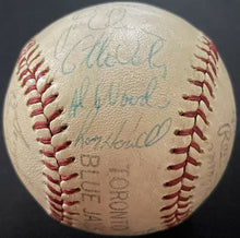 Load image into Gallery viewer, 1978 Toronto Blue Jays Team Signed Baseball 2nd Season In MLB x28 Autographs
