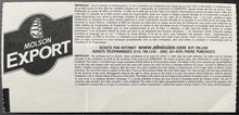 Load image into Gallery viewer, 2002 Luciano Pavarotti Concert Ticket Montreal Molson Centre Vintage