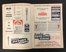 Load image into Gallery viewer, 1941 World Series Baseball Program Juniors Montreal Royals vs Columbus Redbirds