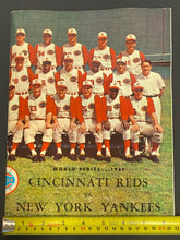 Load image into Gallery viewer, 1961 Vintage MLB Baseball World Series Program Cincinnati Reds New York Yankees