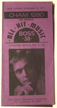 Load image into Gallery viewer, CHAM 1280 Radio Survey Chart All Hit Music Hamilton Don Collins Cat Stevens
