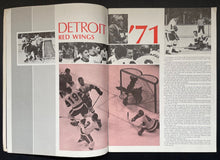 Load image into Gallery viewer, 1970-71 Detroit Red Wings NHL Hockey Yearbook Signed Carl Brewer Auto JSA Howe