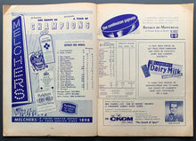 Load image into Gallery viewer, 1963 Forum NHL Hockey Program Montreal Canadiens v Detroit Red Wings Gordie Howe