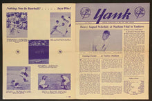 Load image into Gallery viewer, 1950 New York Yankees MLB Baseball Newsletter Prospect Mickey Mantle Mentioned