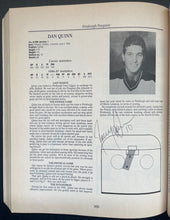 Load image into Gallery viewer, 1987/88 Autographed Signed Hockey Scouting Report Lemieux Coffey NHL JSA COA