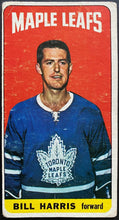 Load image into Gallery viewer, 1964-65 Vintage Toronto Maple Leafs Billy Harris Topps Tallboy NHL Hockey Card