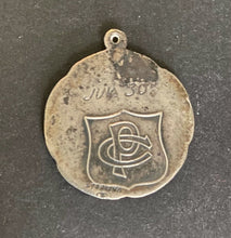 Load image into Gallery viewer, 1930 Vintage Toronto City Playgrounds Sterling Silver Baseball Medal Vtg