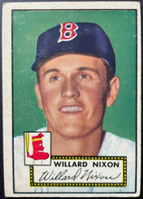 Load image into Gallery viewer, 1952 Topps Baseball #269 Willard Nixon MLB Card Boston Red Sox 5th Series