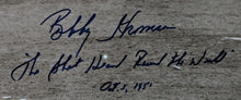 Load image into Gallery viewer, Shot Heard 'Round The World Bobby Thompson Ralph Branca Autographed Photo JSA