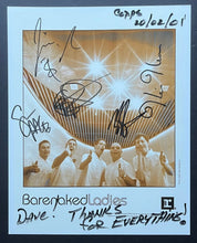 Load image into Gallery viewer, Barenaked Ladies Autographed Photo x5 Band Members Signed Copps Steve Page +