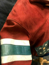 Load image into Gallery viewer, Outstanding 1920's New York Americans NHL Hockey Team Leather Jacket Rare Find!