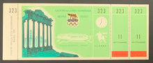 Load image into Gallery viewer, 1960 Vintage Rome Summer Olympics Equestrian Full Ticket