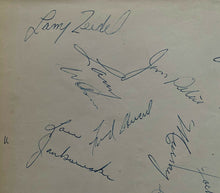Load image into Gallery viewer, 1953-54 Chicago Blackhawks Team Signed Autographed Sheet NHL Hockey x14