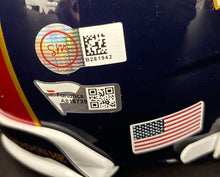 Load image into Gallery viewer, Roger Staubach Autographed U.S. Navy Schutt Mini Helmet Signed NCAA Fanatics