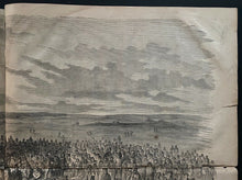Load image into Gallery viewer, 1860 Frank Leslie Illustrated Newspaper Heenan Sayers Boxing 4 Page Centerfold