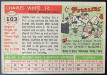 Load image into Gallery viewer, 1955 Topps Baseball #103 Charlie White Milwaukee Braves Vintage MLB Card