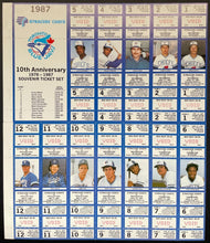 Load image into Gallery viewer, 1987 Syracuse Chiefs 10th Anniversary Ticket Set MiLB AAA Toronto Blue Jays MLB